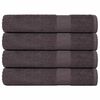 vidaXL Toalhas de sauna FROGN 4 pcs 80x200 cm 360 g/m&sup2; antracite