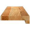 vidaXL Soleiras da janela 2 pcs 70x15x2 cm carvalho castanho-claro