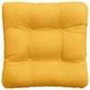 vidaXL Almofadas de Assento 4 pcs Amarelo Claro 40 x 40 cm