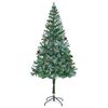 vidaXL &Aacute;rvore de Natal Artificial com 300 LEDs Verde 180 cm PVC e A&ccedil;o