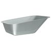 vidaXL Substitui&ccedil;&atilde;o da Bandeja da Carriola Prateado 88 x 60 x 32 cm