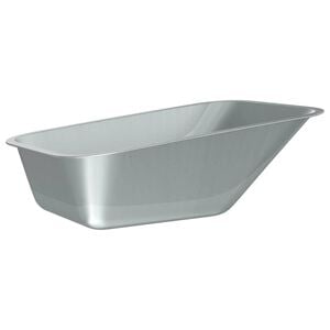 vidaXL Substitui&ccedil;&atilde;o da Bandeja da Carriola Prateado 88 x 60 x 32 cm