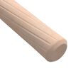vidaXL Dowels de madeira 24000 pcs Castanho Madeira maci&ccedil;a