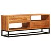 vidaXL Gabinete para TV com gaveta Natural 110 x 30 x 44 cm