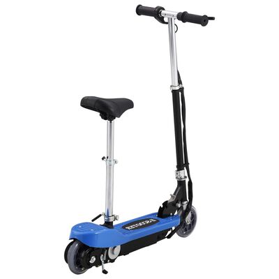 vidaXL Trotinete/scooter elétrica com assento 120 W azul
