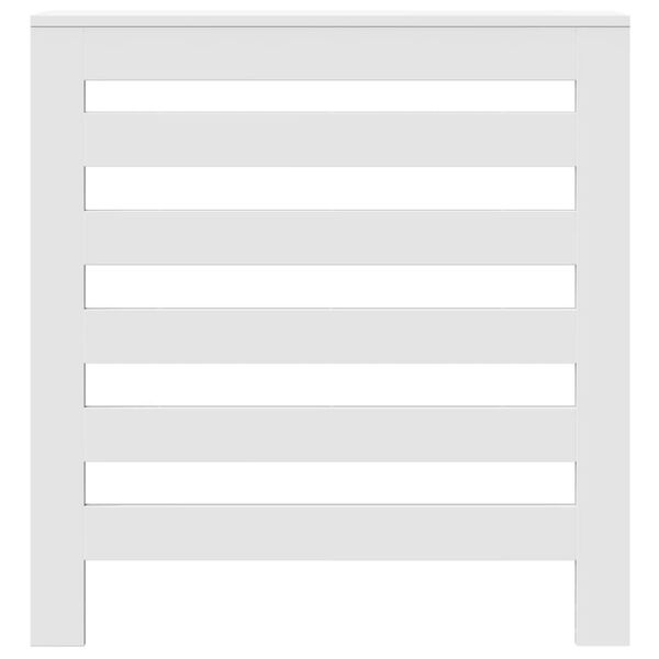 vidaXL Cobertura de radiador 78x20x82 cm derivados de madeira branco