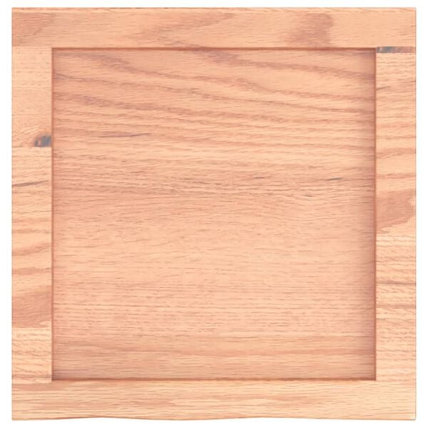 vidaXL Bancada p/ WC 40x40x(2-4) cm madeira maci&ccedil;a tratada castanho