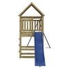 vidaXL Conjunto de brincar para exterior madeira de pinho impregnada
