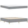 vidaXL Estrutura da Cama Cinzento-claro 180 x 200 cm tecido