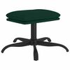 vidaXL Apoio de p&eacute;s 60x60x36 cm veludo verde-escuro