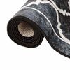 vidaXL Tapete lav&aacute;vel antiderrapante 160x230 cm preto e branco