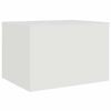 vidaXL Mesa de centro 67x50x44 cm aço branco