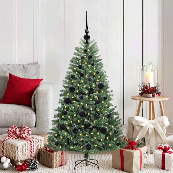 vidaXL &Aacute;rvore de Natal Articulada Artificial Verde 120 cm PVC e Metal