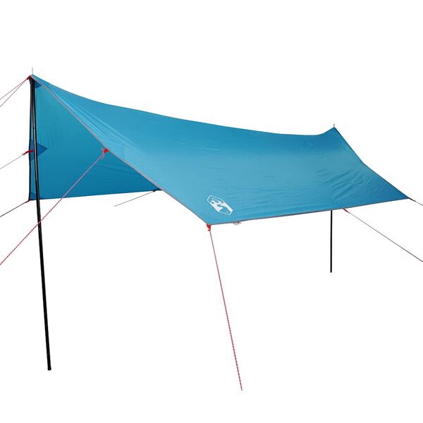 vidaXL Lona de campismo 460x305x210 cm imperme&aacute;vel azul
