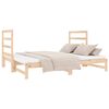 vidaXL Estrutura sof&aacute;-cama de puxar 2x(90x190) cm pinho maci&ccedil;o