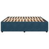 vidaXL Estrutura de cama 200x200 cm veludo azul