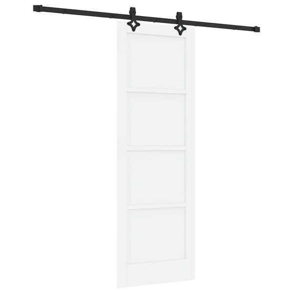 vidaXL Porta Deslizante ORKDAL Branco 73,5 x 211 cm