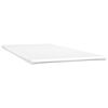 vidaXL Cama box spring c/colch&atilde;o/LED 120x190cm couro artificial branco