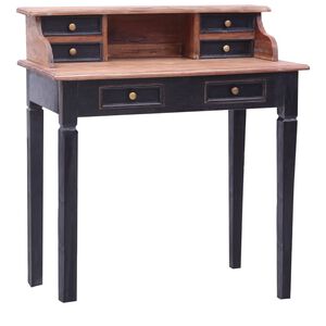 vidaXL Secret&aacute;ria com gavetas 90x50x101 cm madeira de mogno maci&ccedil;a