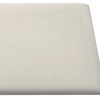 vidaXL Painel de parede 12 pcs 60x30 cm veludo 2,16 m&sup2; creme