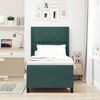 vidaXL Cama Box com cabeceira Verde Escuro 90 x 200 cm Veludo