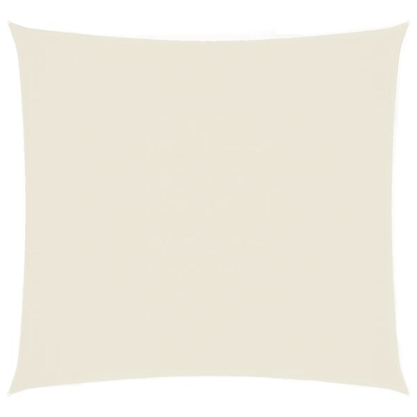vidaXL Para-sol estilo vela tecido oxford quadrado 4,5x4,5 m creme