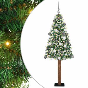 vidaXL &Aacute;rvore de Natal Slim Verde 180 cm