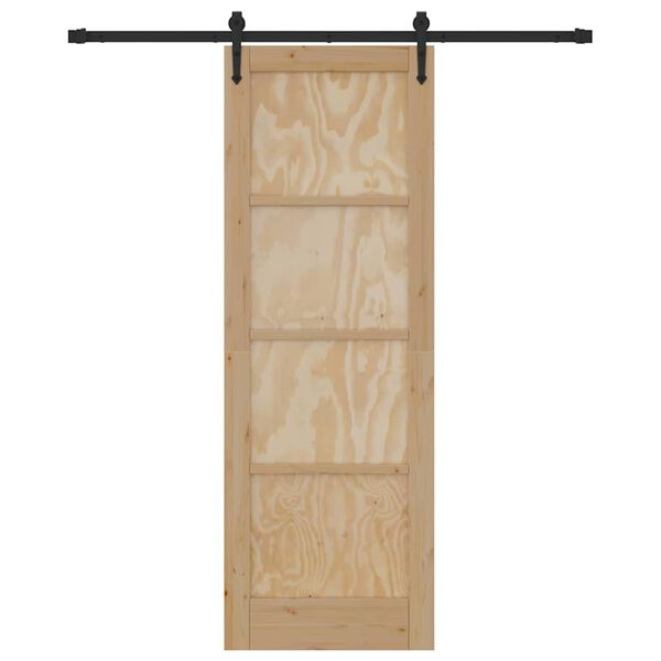 vidaXL Porta Deslizante ORKDAL Castanho 73,5 x 211 cm