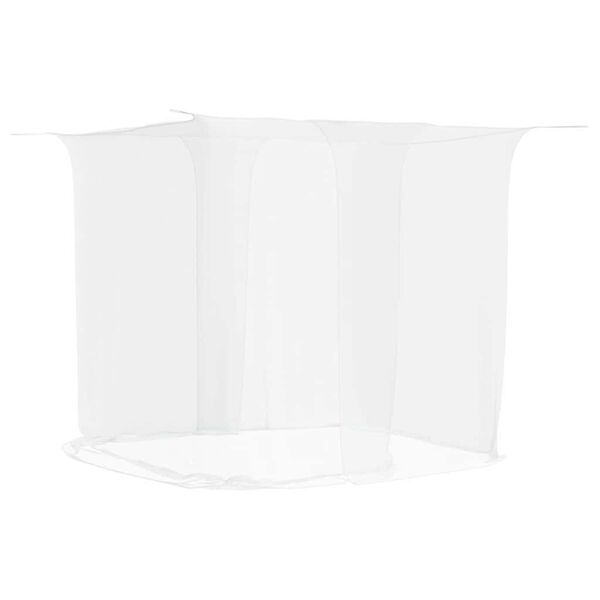 vidaXL Rede mosquiteira suspensa malha branco 220x200x210 cm