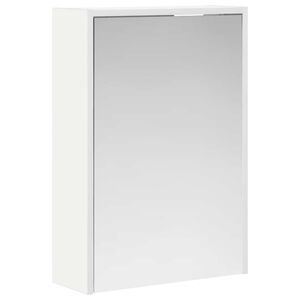 vidaXL Arm&aacute;rio de Espelho para Banheiro Branco 43 x 16 x 62.5 cm