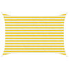 vidaXL Vela de Sombra Amarelo e Branco 2 x 2,5 m HDPE