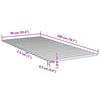 vidaXL Ripas para estrado de cama 90x200 cm madeira de pinho maci&ccedil;a