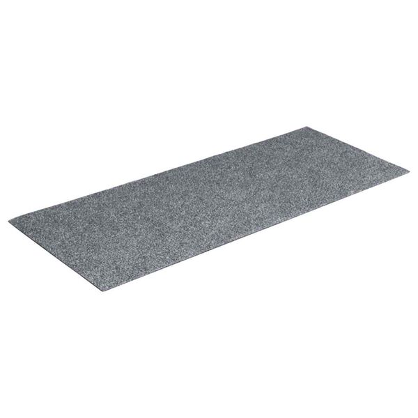 vidaXL Tapetes de escada autoadesivos 30 pe&ccedil;as 60x25 cm cinza claro retangulares