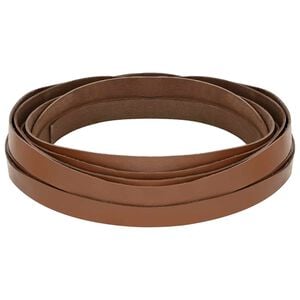 vidaXL Pulseira de Couro 1 Castanho 200 x 1 cm Couro