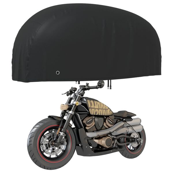 vidaXL Capa para motociclo 220x95x110 cm 210D oxford preto