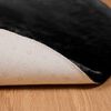 vidaXL Tapete de Pelo Sint&eacute;tico de Coelho Olite Preto &Oslash; 200 cm