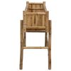 vidaXL Jardineira com Suporte Natural 100 x 38 x 74 cm Bambu