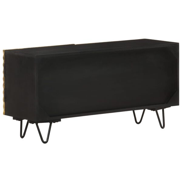 vidaXL Móvel de TV 90x30x45 cm madeira de mangueira maciça