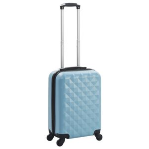 vidaXL Tr&oacute;lei estojo r&iacute;gido ABS azul