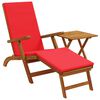 vidaXL Espregui&ccedil;adeira Reclin&aacute;vel e Dobr&aacute;vel 2 unid. Vermelho