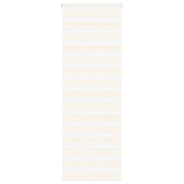 vidaXL Cortina de zebra 70x230 cm largura do tecido 65,9 cm poli&eacute;ster