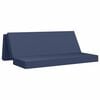 vidaXL Sof&aacute; Cama Dobr&aacute;vel 200 x 67 x 45 cm Azul