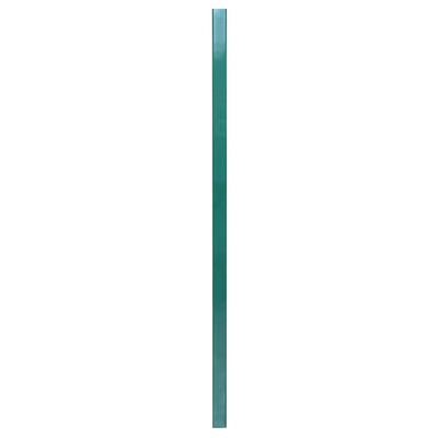 vidaXL Postes de vedação 10 pcs 170 cm aço galvanizado verde