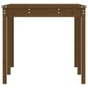 vidaXL Mesa de jardim 159,5x82,5x76 cm pinho maciço castanho-mel