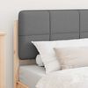 vidaXL Estrutura de Cama com Cabeceira Estofada Cinzento-claro