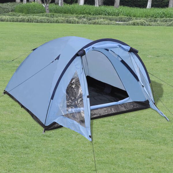 vidaXL Tenda para 3 pessoas, azul