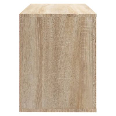 vidaXL Sapateira 80x35x45 cm derivados de madeira cor carvalho sonoma
