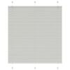 vidaXL Plissado Cego Cinzento Luz 120x100cm Largura Tecido 119,4 cm