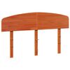 vidaXL Cabeceira 140 cm madeira de pinho maci&ccedil;a castanho-mel