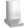 vidaXL Comedouro para Porcos Prateado 82 x 51 x 91,5 cm 20 kg